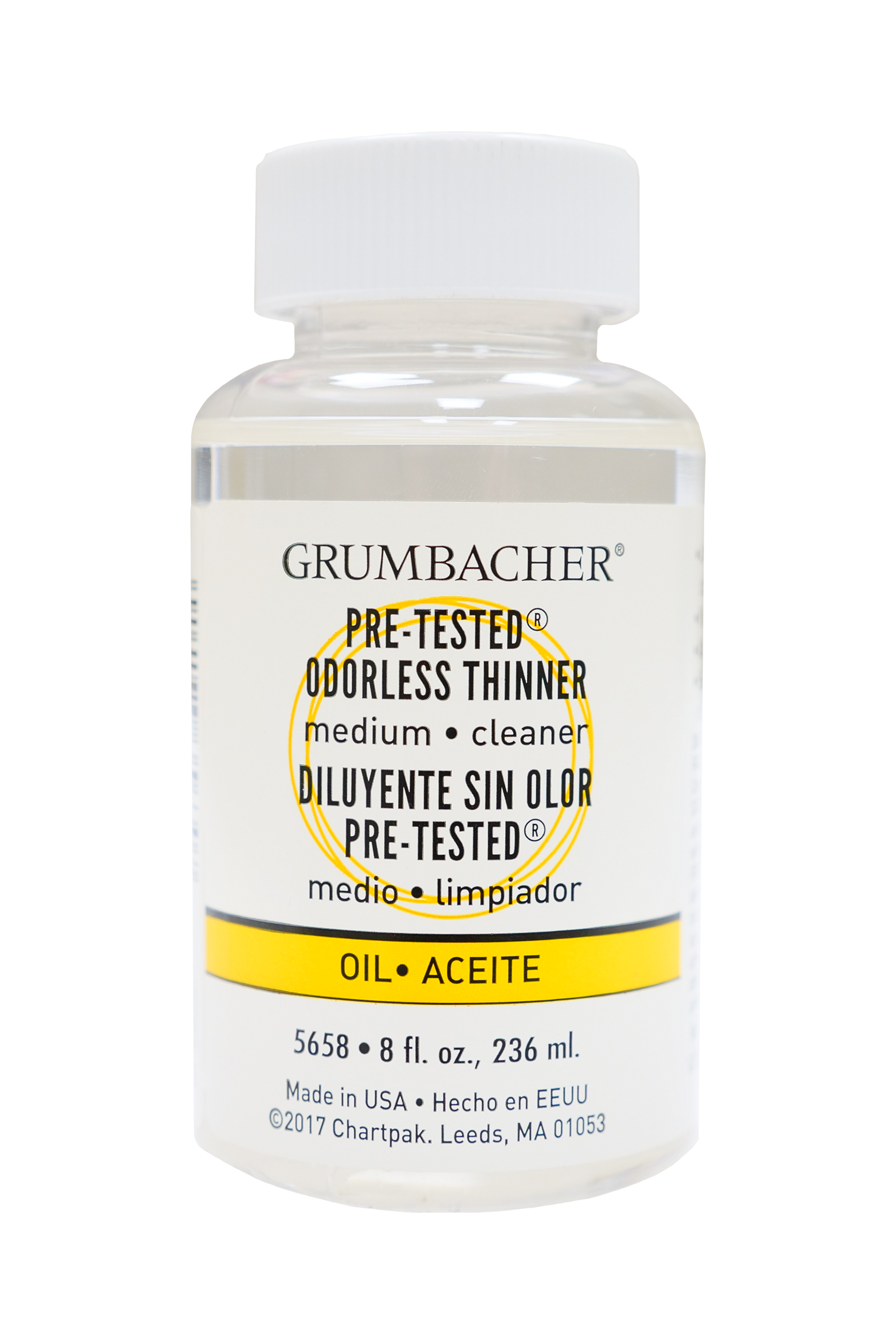 Grumbacher Pre-tested Odorless Thinner - 8 oz – K. A. Artist Shop