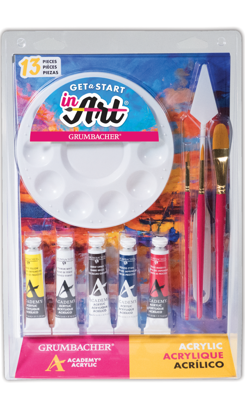 Grumbacher® Academy® Acrylic Get a Start in Art Set Grumbacher Art
