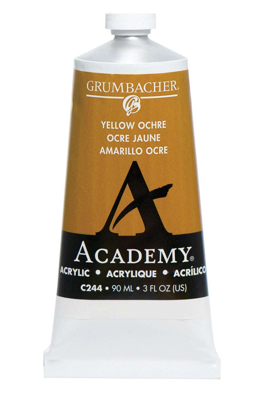 Grumbacher Academy Acrylic, 200ml Tube, Titanium White 