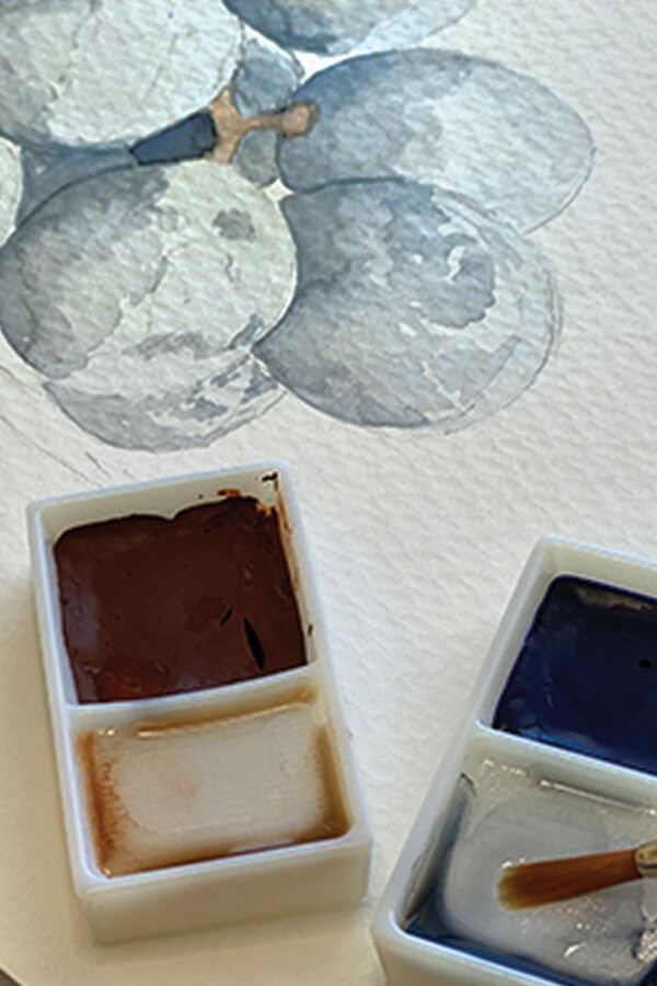 Detail Wth Japanese Watercolor Paint