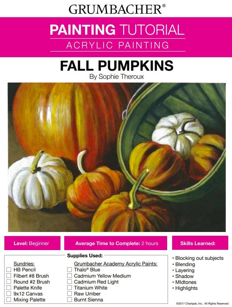 Download a .pdf of the pumpkin painting tutorial.